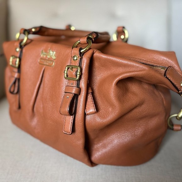 Coach Light Brown Top Handle Bag - Picture 2 of 8